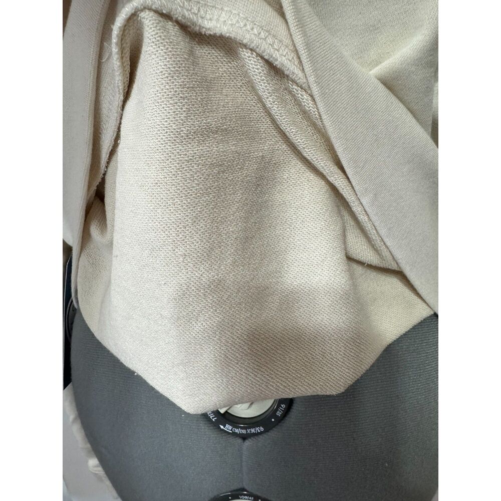 Life is Good NWT Sz L Putty White French Terry American Flag Woods Hoodie - Picture 7 of 12